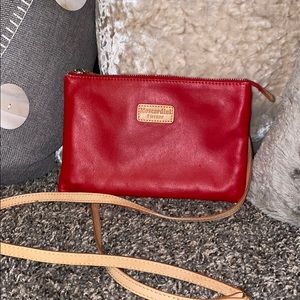 Moscardini Firenze Small Red Crossbody Purse